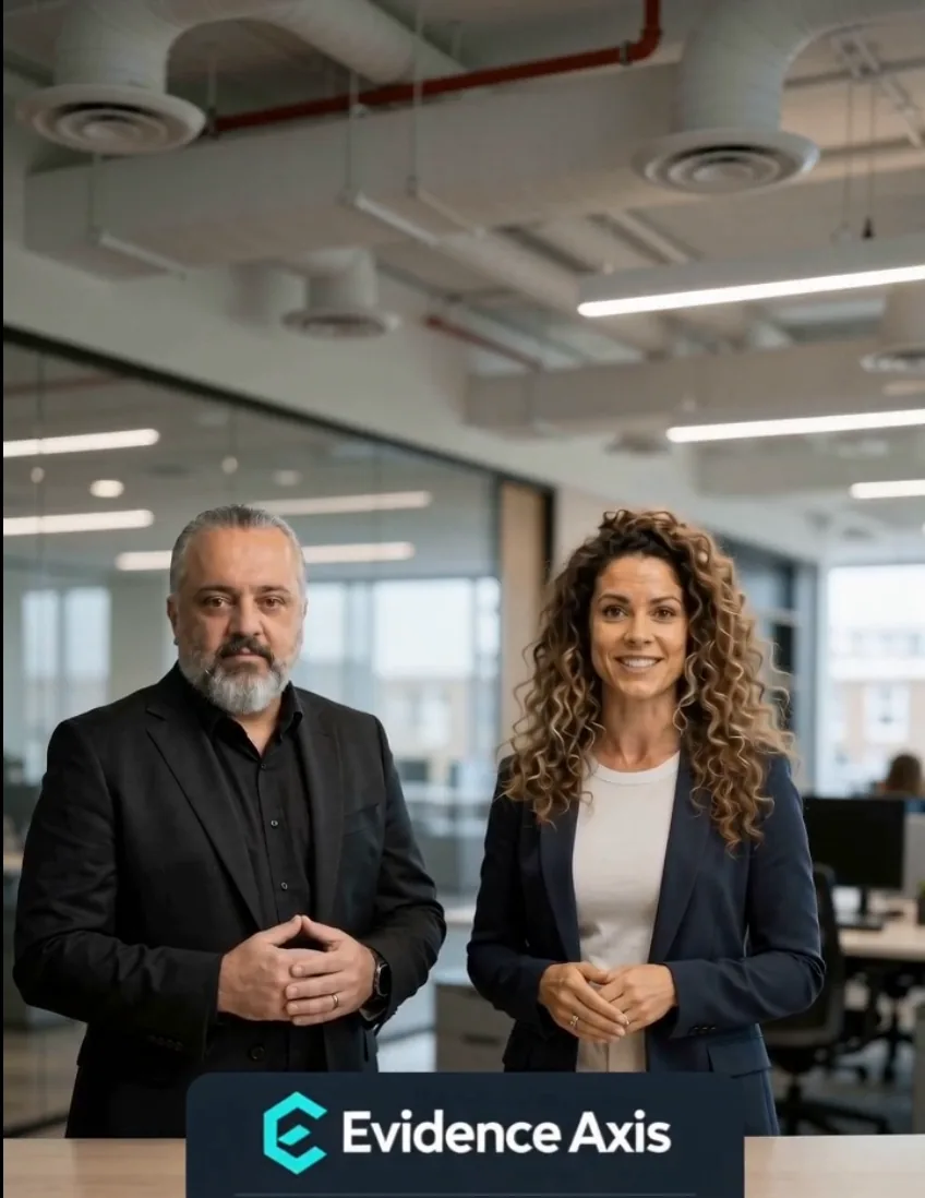 Evidence Axis professional research team visual